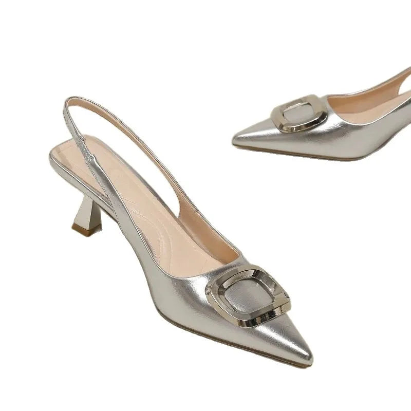 Slingbacks Pointed Toe High Heels