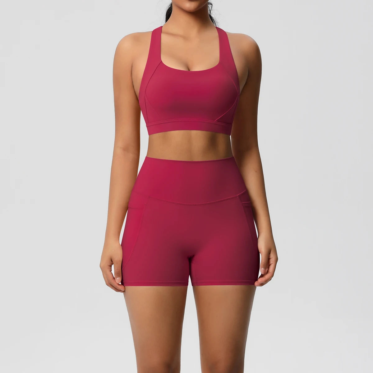 2PCS Sportswear With Pockets Yoga Set