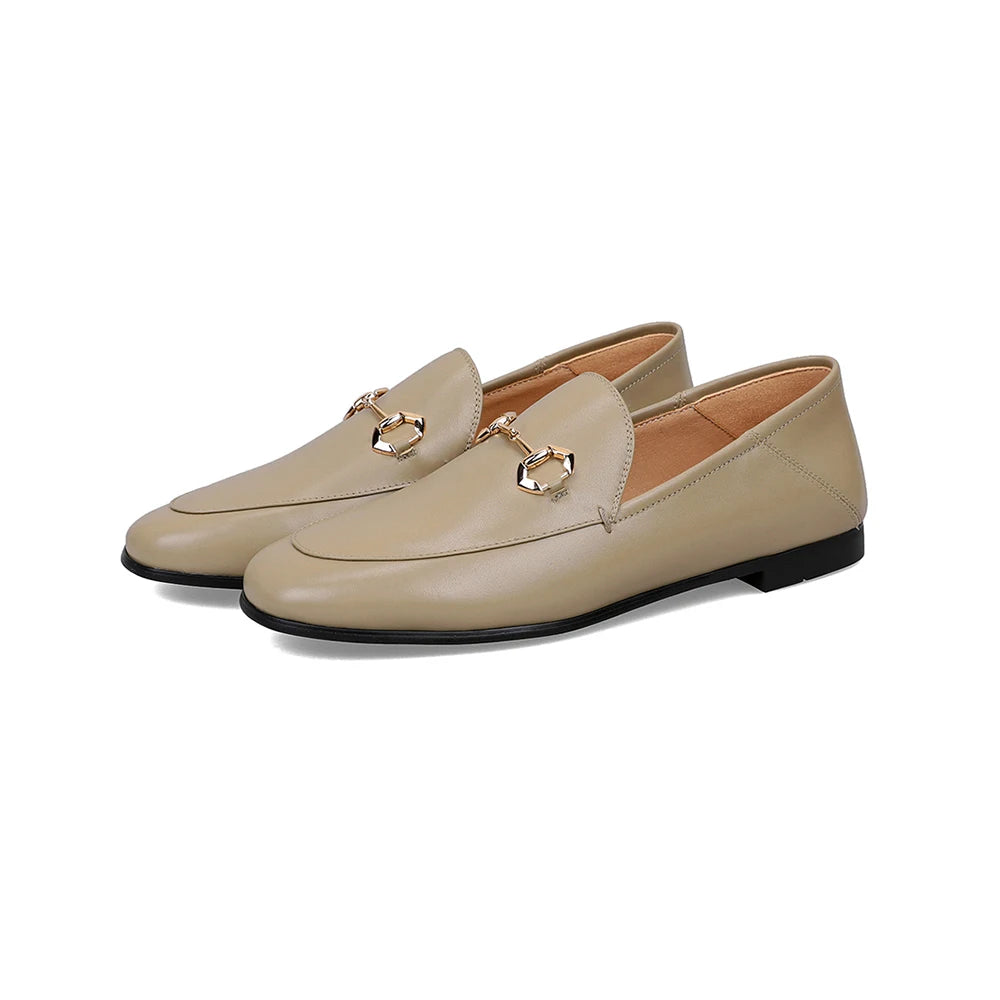 Genuine Leather Flats Outwear Casual Shoes