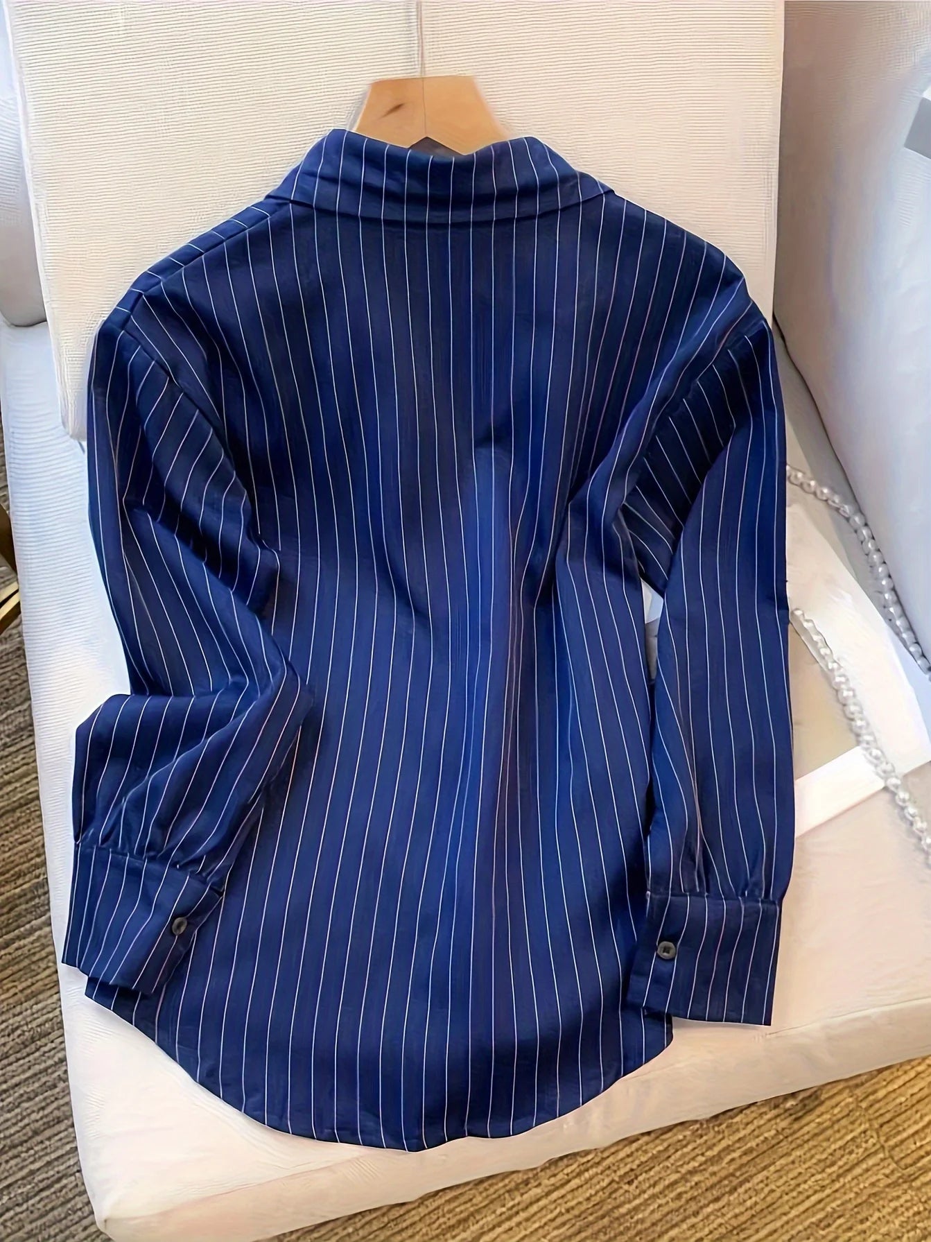 Striped Long Sleeve Shirt for Women