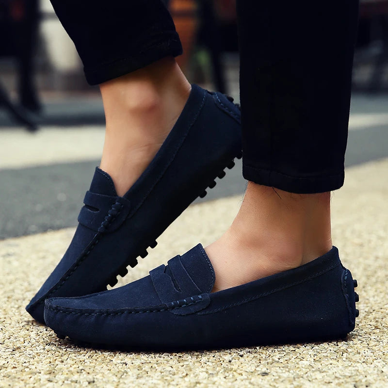 Casual Slip On Leather Loafers