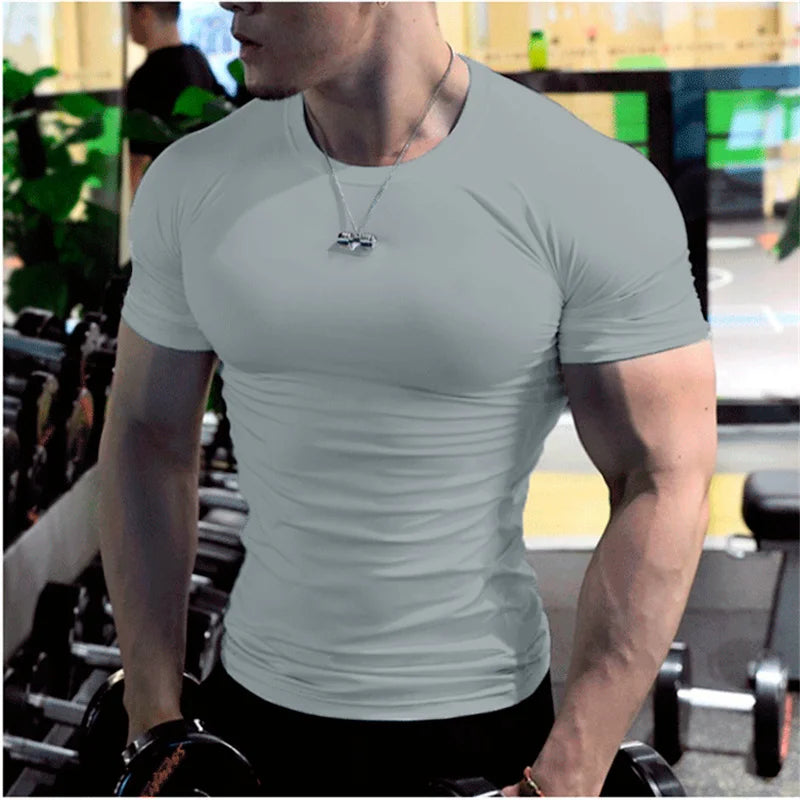 Mens Breathable Quick Dry Jogging TShirt