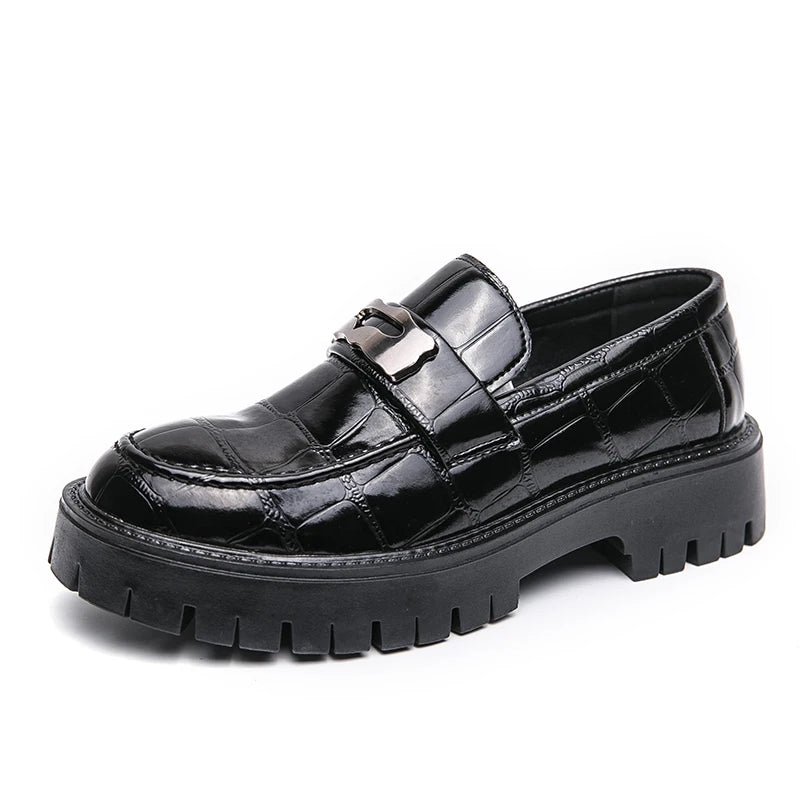 STRONGSHEN Casual Leather Loafers