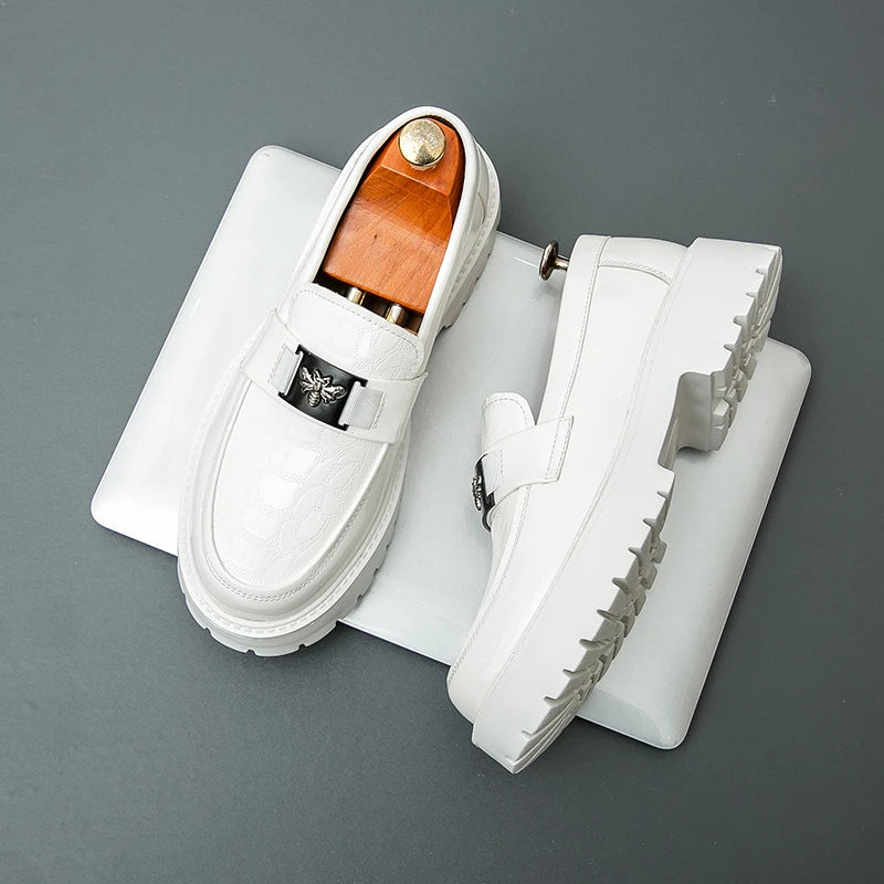 Round Toe Thick Soled Light Loafers