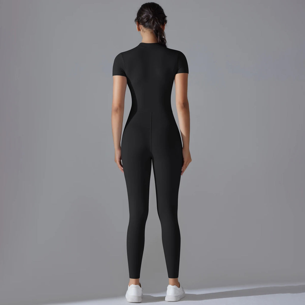 Women Fitness Sports Bodysuit Yoga Suit  Breathable Quick Dry