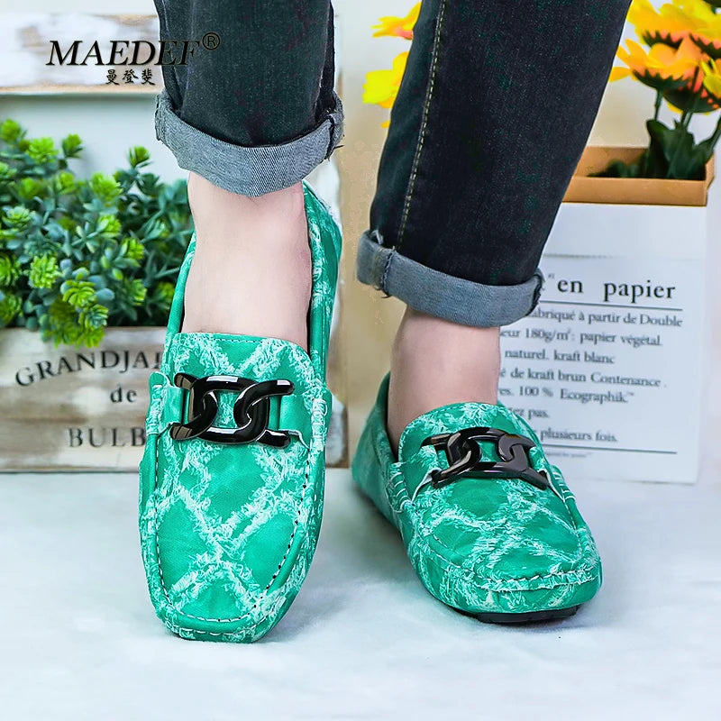 MAEDEF Men Bright Loafers