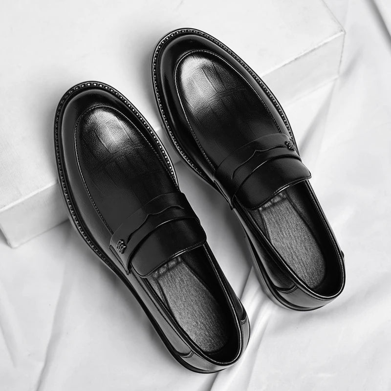 Italian Handmade Genuine Leather Slip-on Loafers