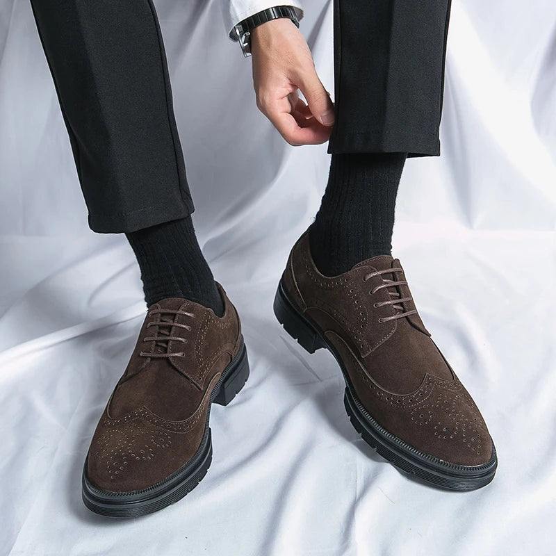 Vintage Slip-on Classic Suede Leather Oxfords