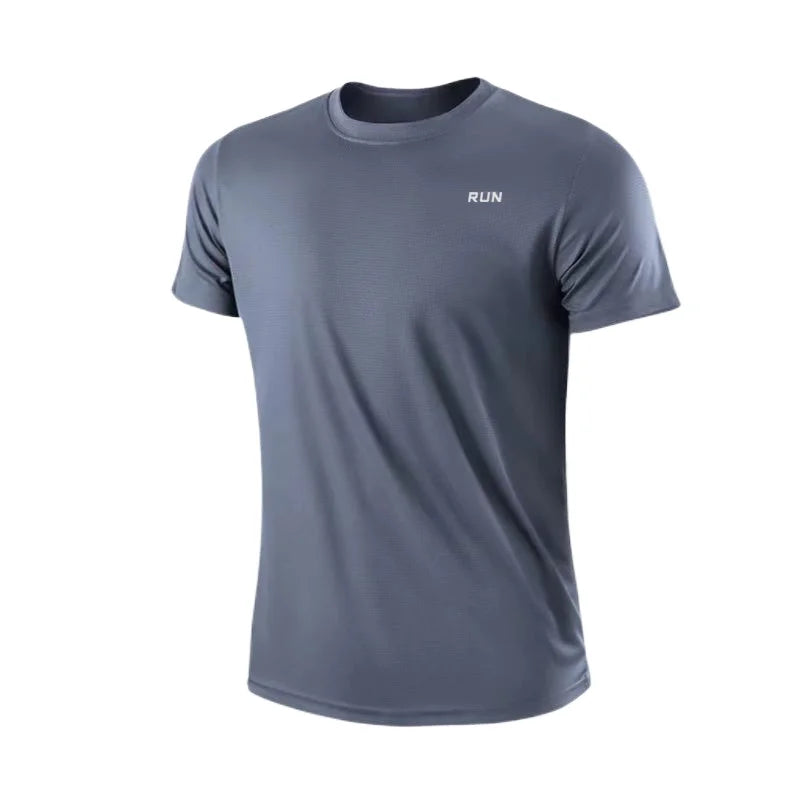 Quick Dry Short Sleeve Round Neck T-Shirt