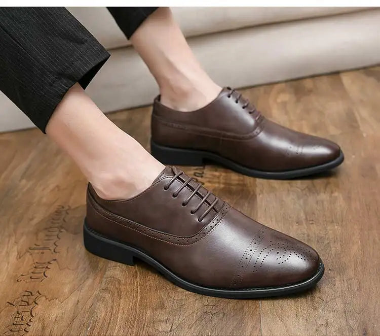 Lace-up Brogue Oxfords
