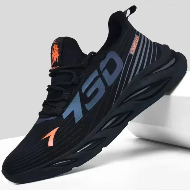 Breathable Light Running Network Red Boom Shoes