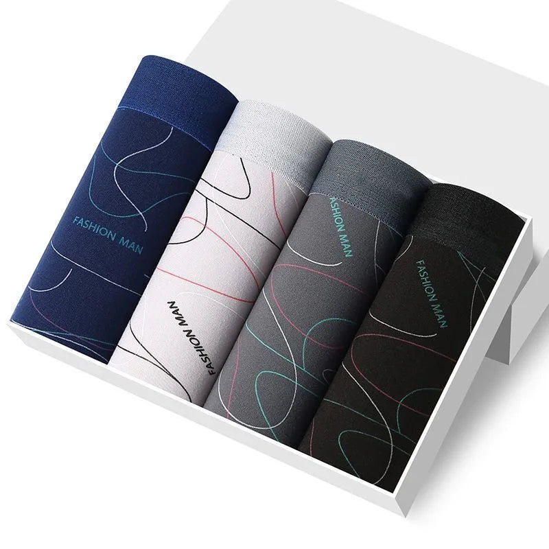 8 Pieces Men Breathable Underwear