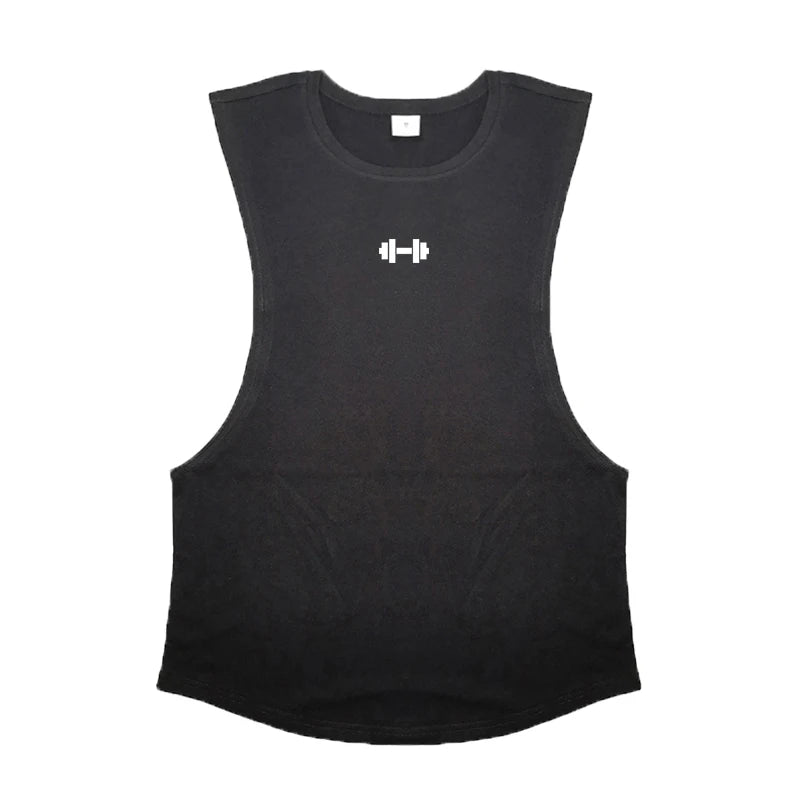 Breathable Side Slits Tank Tops