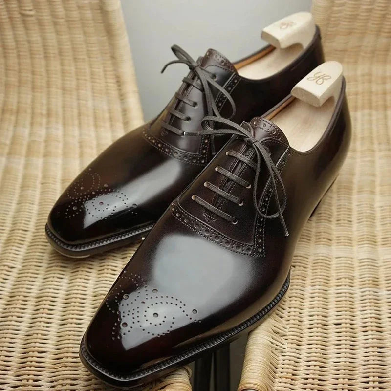 Lace-up Brogue Oxfords
