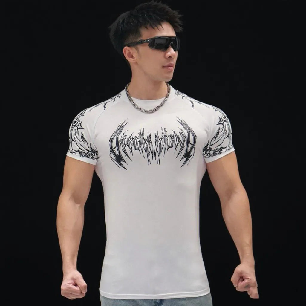 Short Sleeved Fitness Quick Drying Tight T-shirt