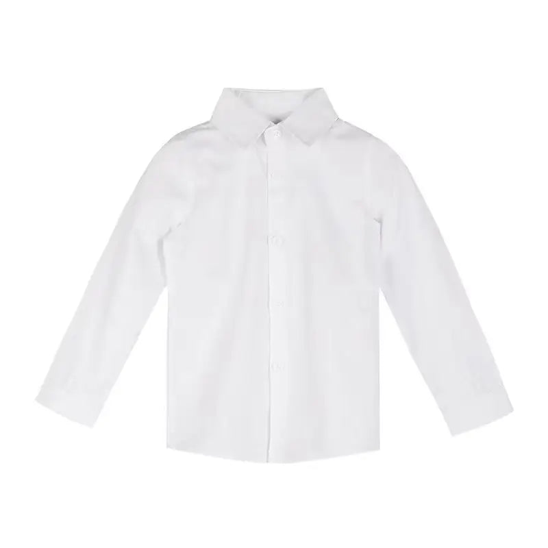 4 Pieces/set Boys Formal Elegant British Style Strap Shirts Outfits Set