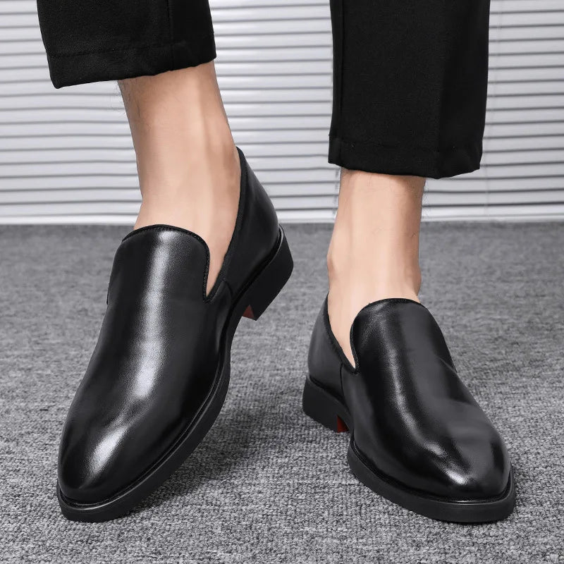 Red Sole Dress Shoes Slip-On Loafers
