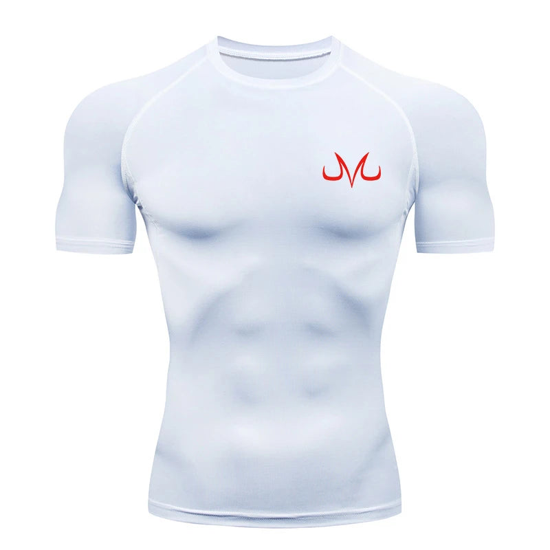 Graphic Short Sleeve Compression Shirts