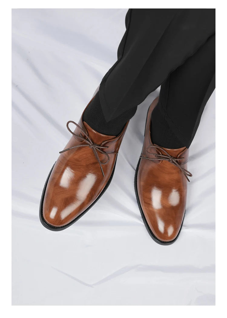 Casual Business Comfortable Pointed Toe Leather Dress Shoes