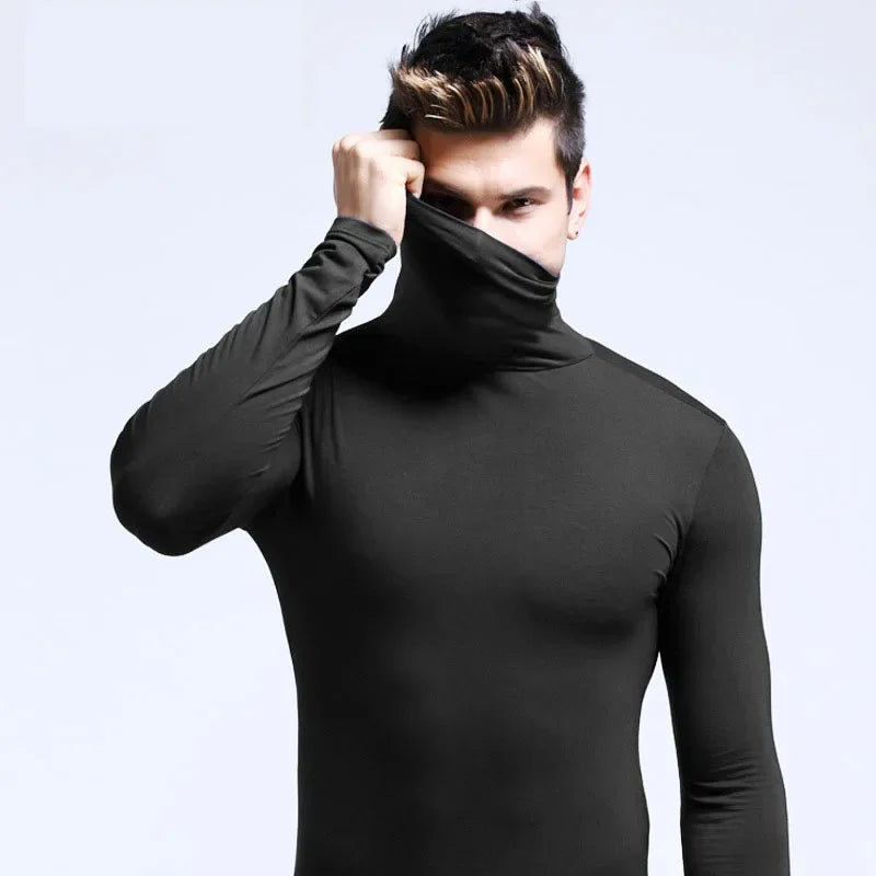 Slim Fit Long Sleeve Turtleneck