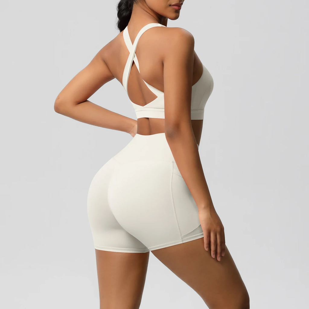 2PCS Sportswear With Pockets Yoga Set