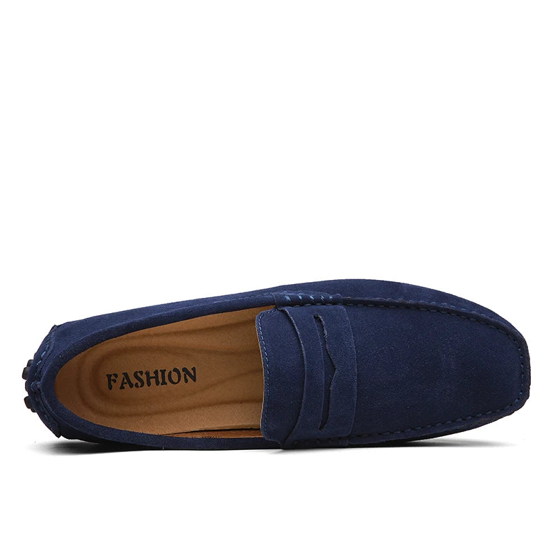 Casual Slip On Leather Loafers