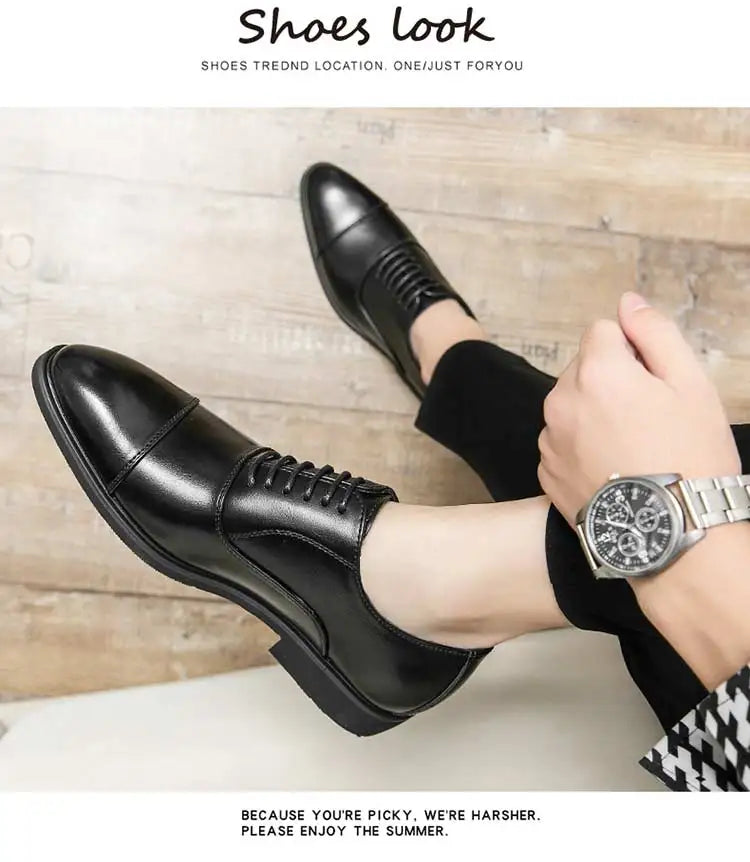 Men's Red Sole Oxford Business Shoes