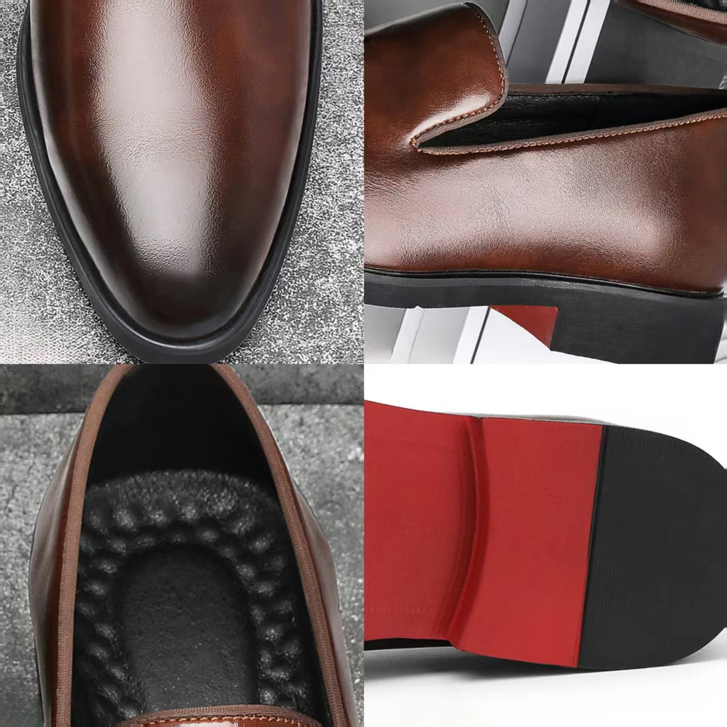 Red Sole Dress Shoes Slip-On Loafers