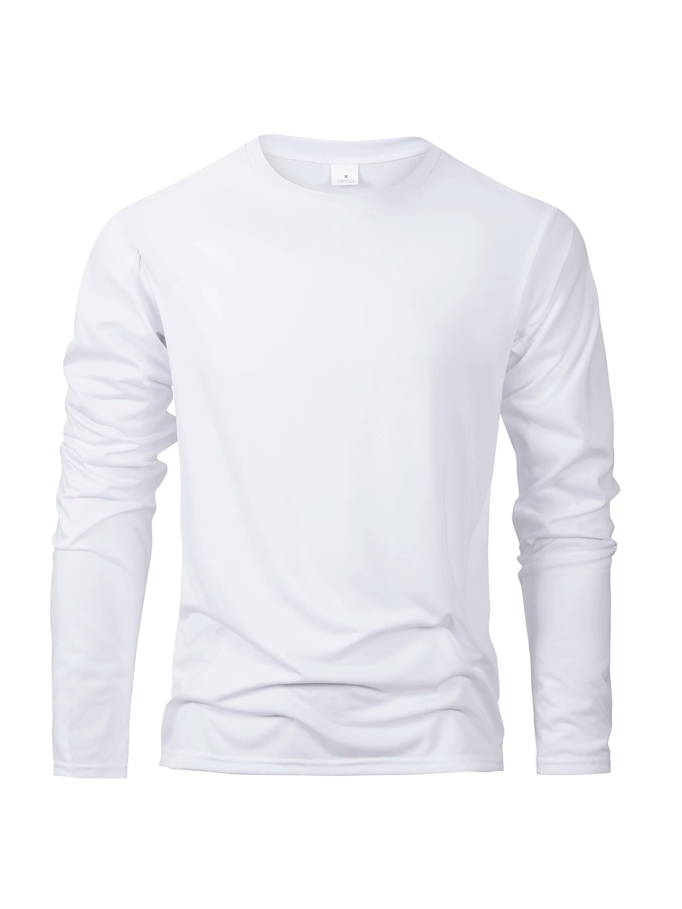 Long Sleeve Casual Tops Solid Color T-Shirt