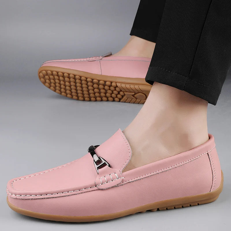 Casual Pink UNISEX Penny Loafers