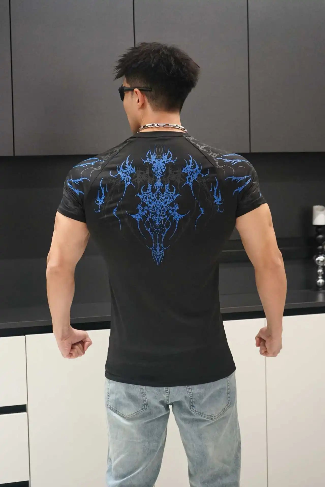 Short Sleeved Fitness Quick Drying Tight T-shirt