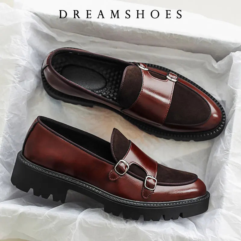 Thick-soled British Style Loafers