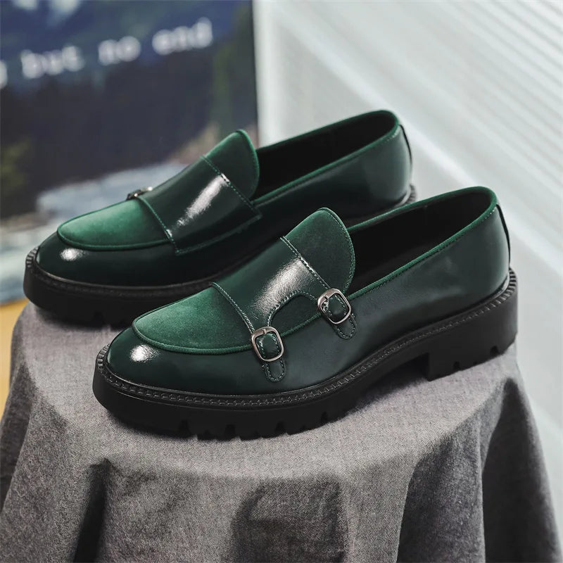 Thick-soled British Style Loafers