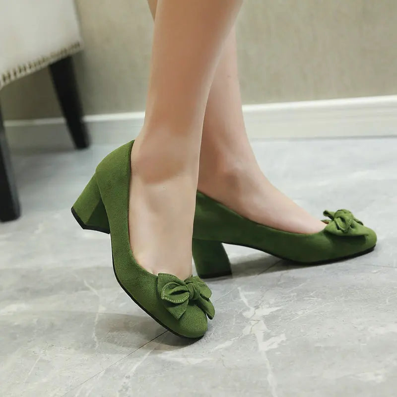 Suede Comfortable Professional High Heels