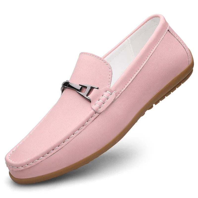 Casual Pink UNISEX Penny Loafers