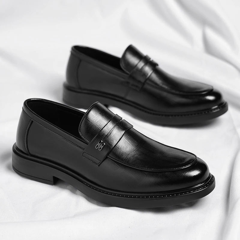 Italian Handmade Genuine Leather Slip-on Loafers