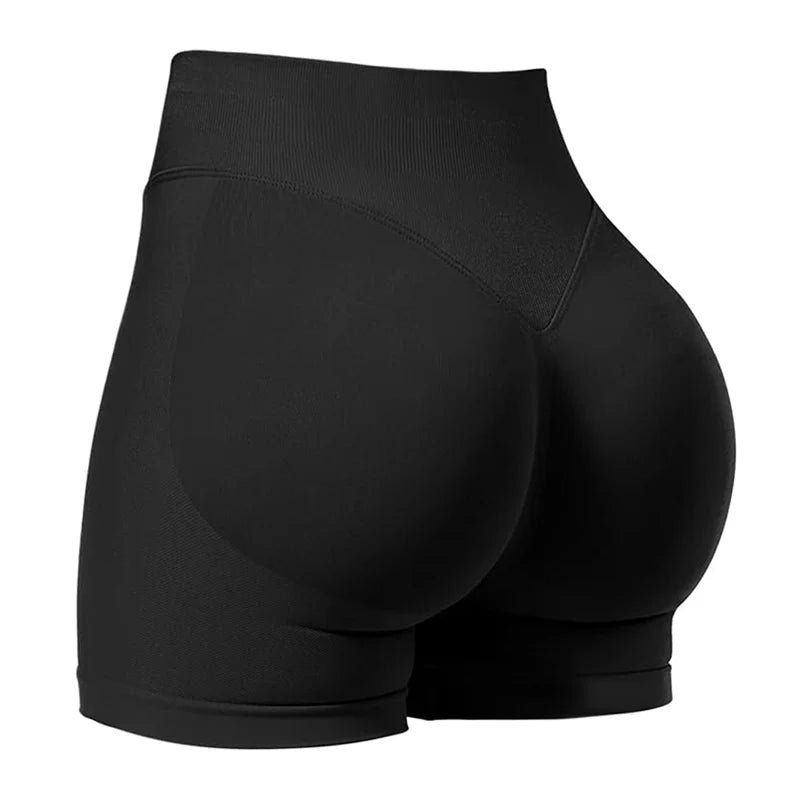Low Ribbed Band Yoga Shorts