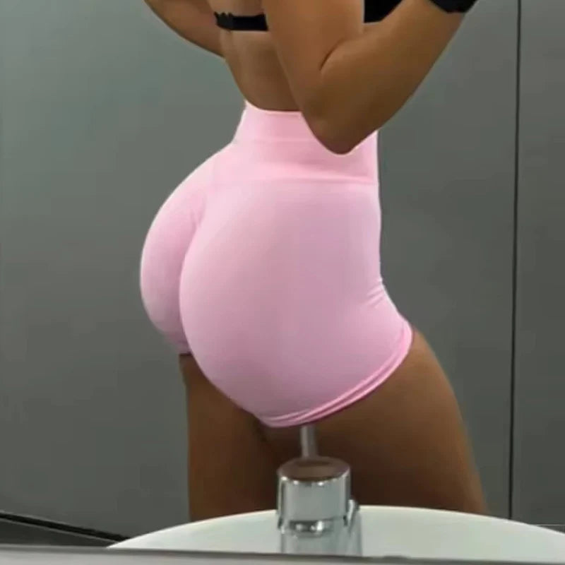 Low Ribbed Band Yoga Shorts