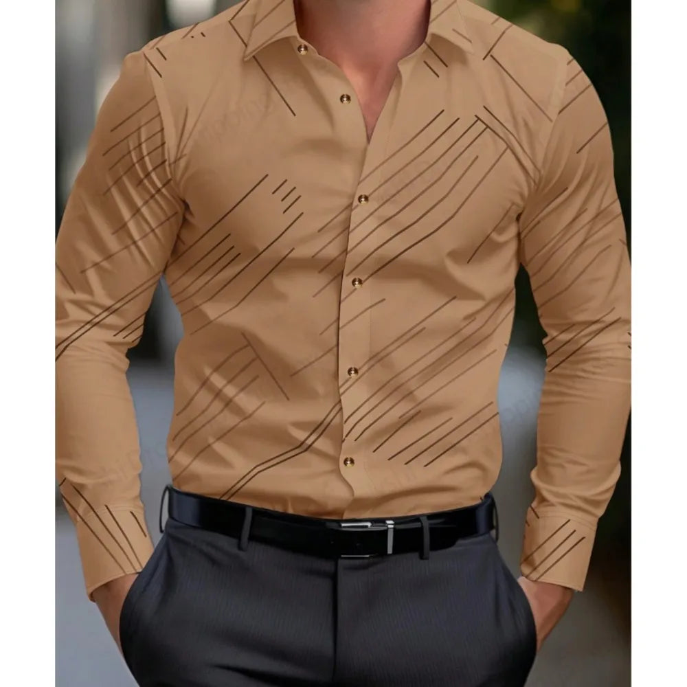 Hawaiian Shirts Comfortable 3d Print Casual Long Sleeve