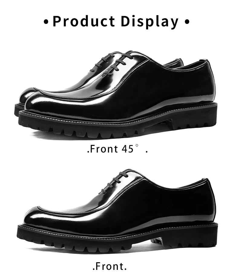 Hanmce Genuine Leather Breathable Oxfords