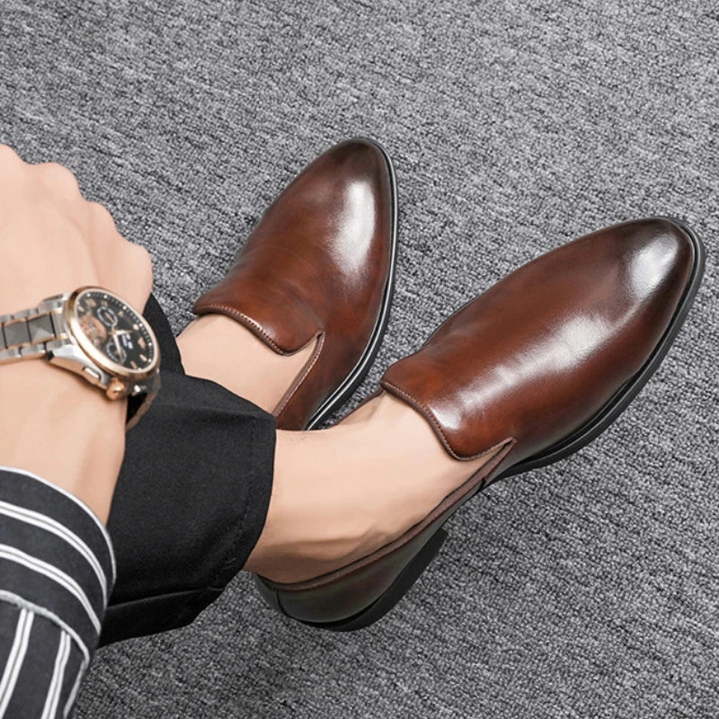 Red Sole Dress Shoes Slip-On Loafers