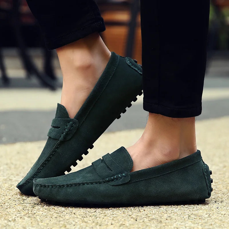 Casual Slip On Leather Loafers