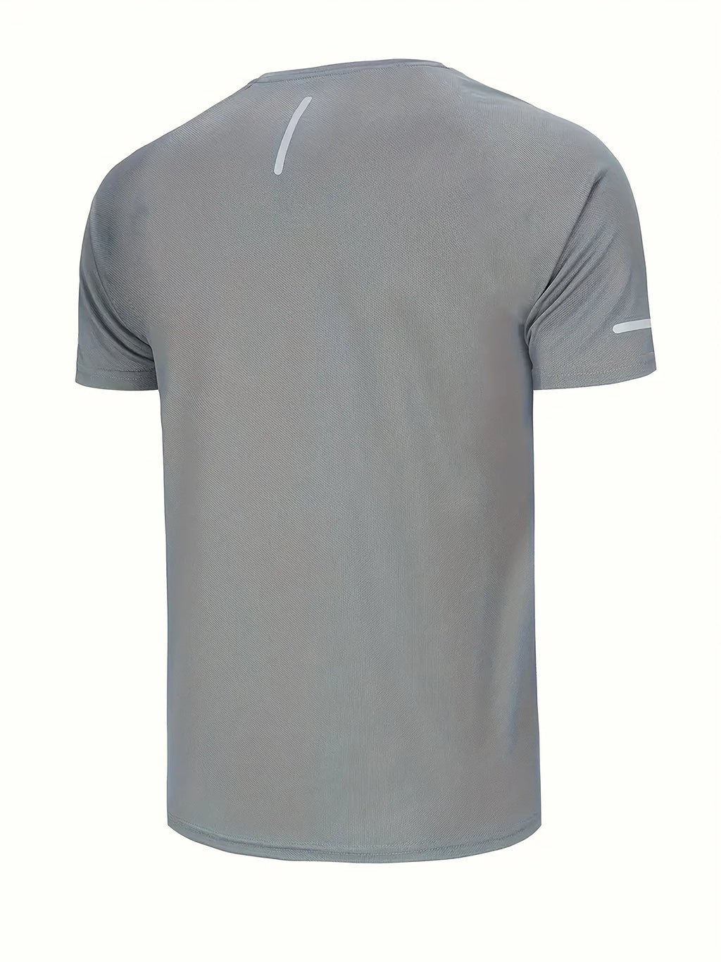 4 Pieces, Men's Solid Sports T-shirts