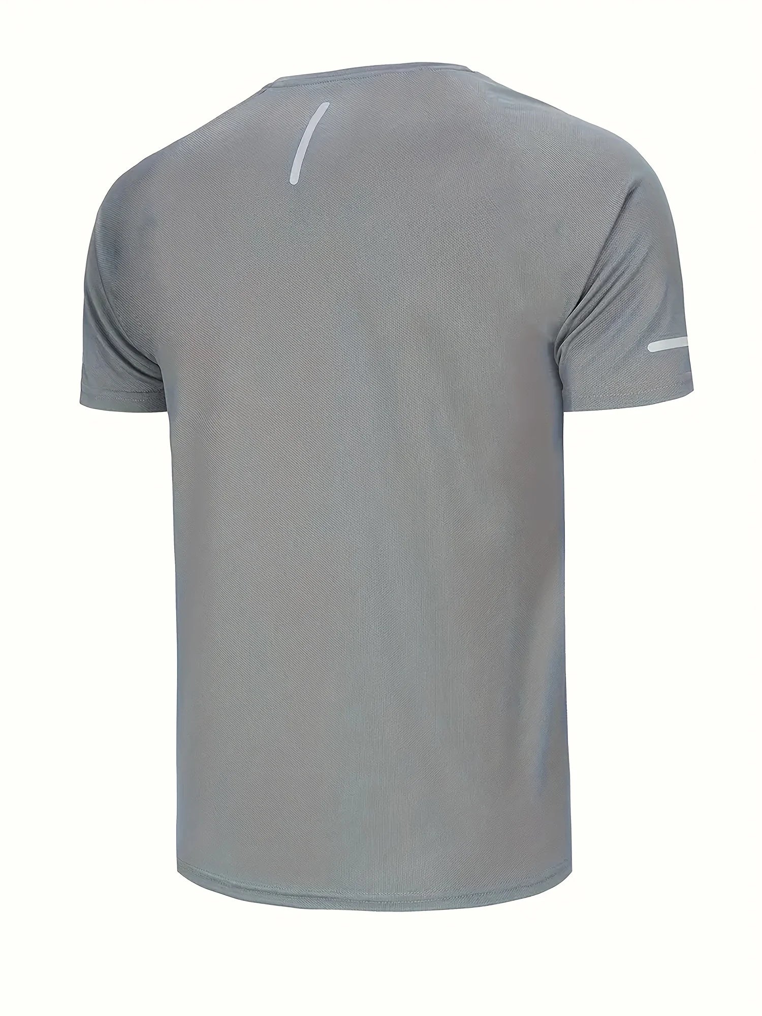 4 Pieces, Men's Solid Sports T-shirts