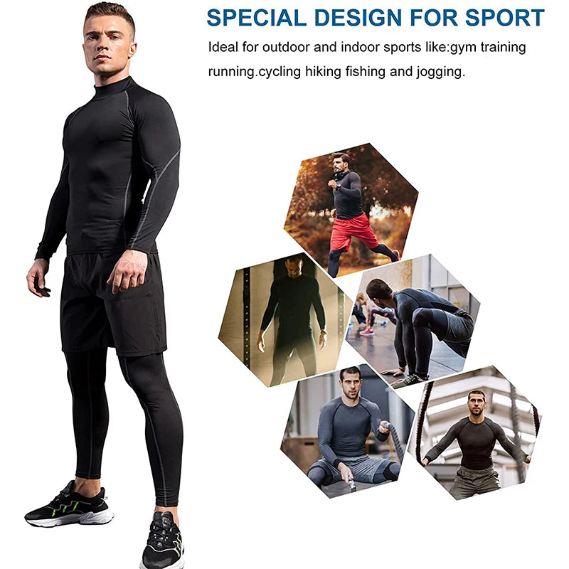 Quick Dry Long Sleeve Compression Sport T-shirt