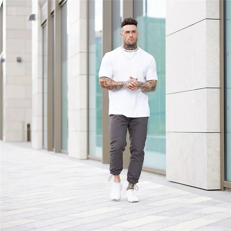 Short sleeve Casual Slim Cotton T-shirt