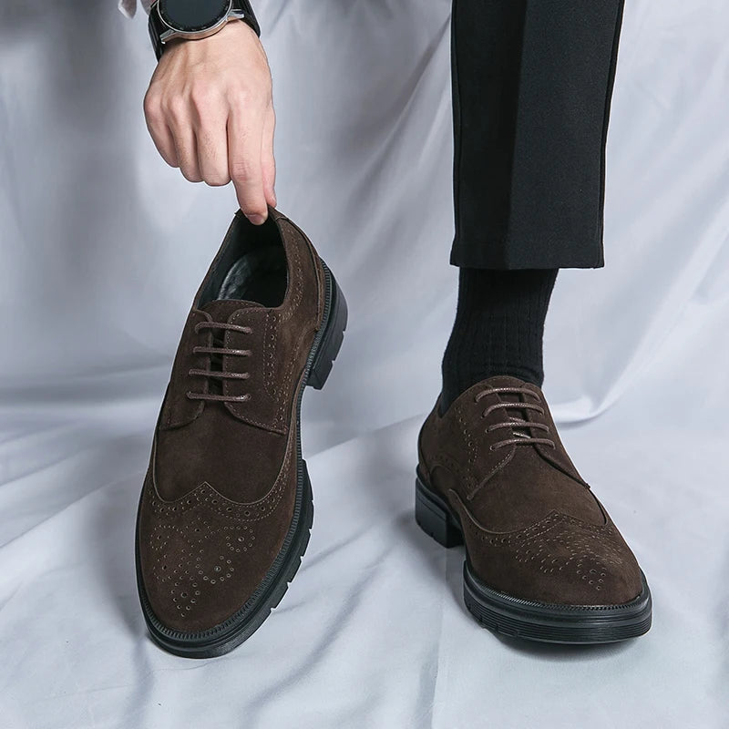 Vintage Slip-on Classic Suede Leather Oxfords