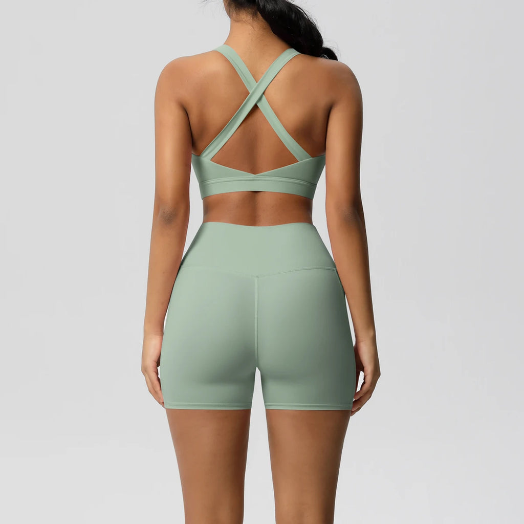 2PCS Sportswear With Pockets Yoga Set