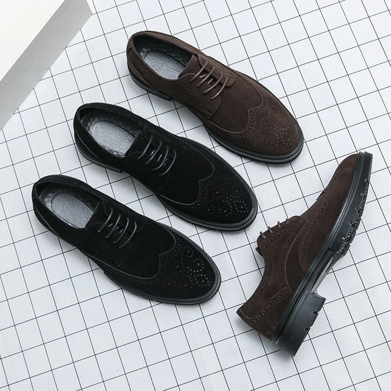 Vintage Slip-on Classic Suede Leather Oxfords