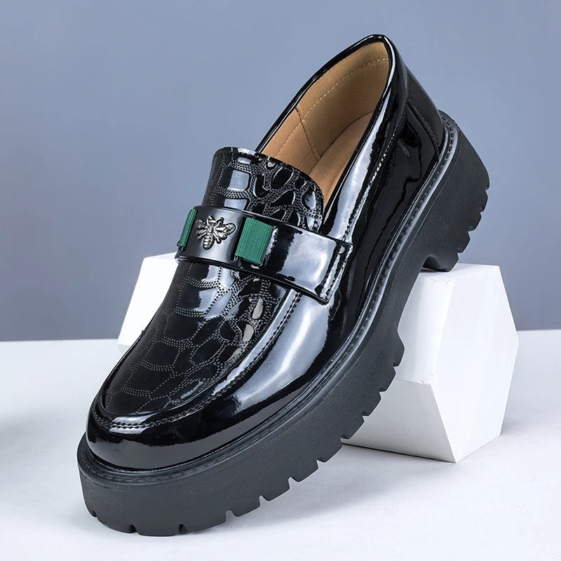 Round Toe Thick Soled Light Loafers